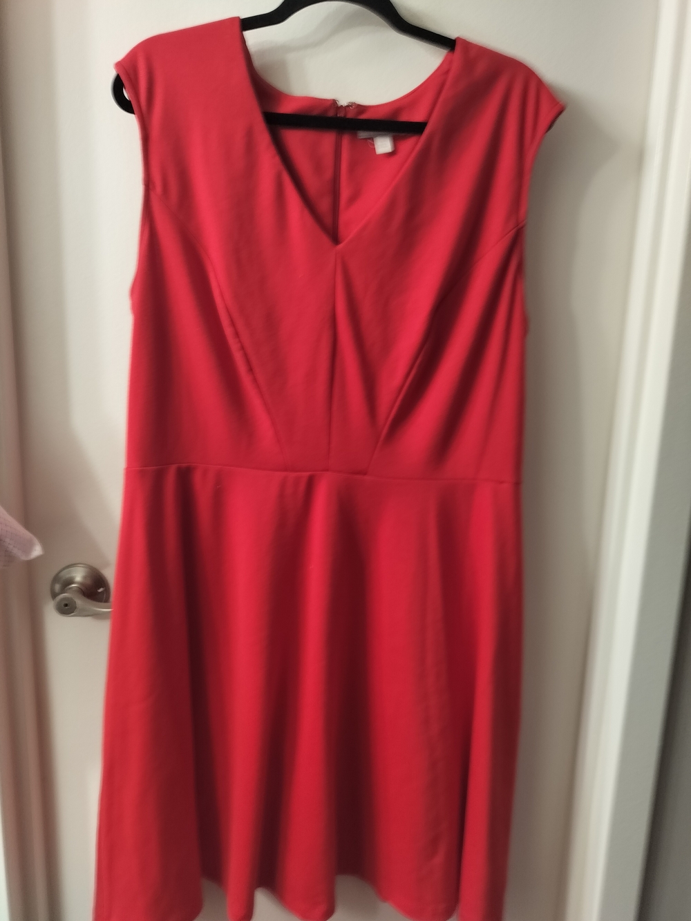 New York & Company Red A-Line Dress